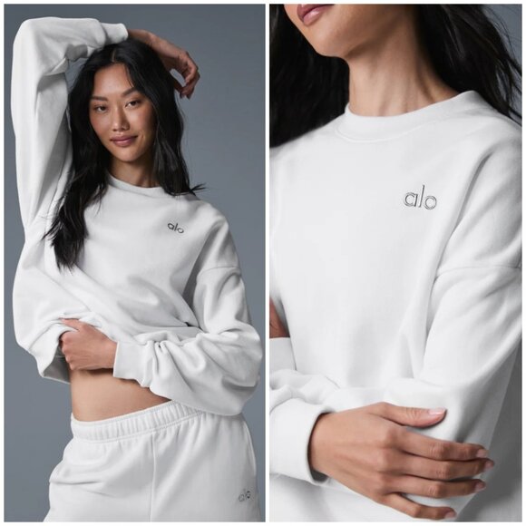 ALO Yoga Tops - NWT Alo Yoga Accolade Crew Neck Pullover Size Medium